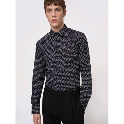 Hugo Koszula Elisha02 50443553 Czarny Extra Slim Fit ze sklepu MODIVO w kategorii Koszule męskie - zdjęcie 182717975