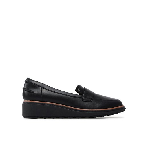 Clarks Lordsy Sharon Gracie 261568164 Czarny ze sklepu MODIVO w kategorii Półbuty damskie - zdjęcie 182717976