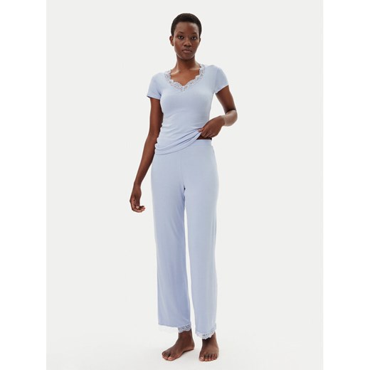 Hunkemöller Piżama Nanna 301484 Niebieski Regular Fit ze sklepu MODIVO w kategorii Piżamy damskie - zdjęcie 182718116