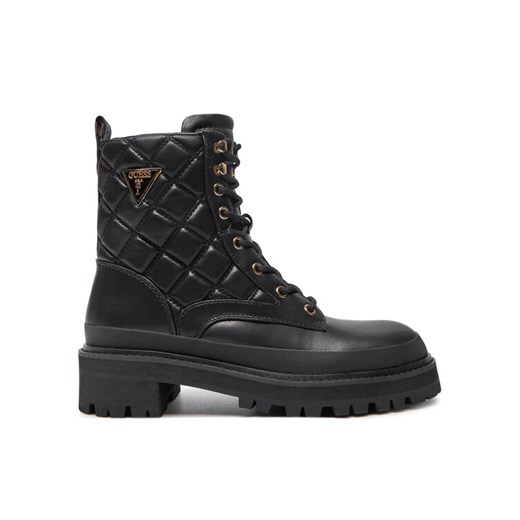 Guess Botki Badae2 FLFBD2 FAL10 Czarny ze sklepu MODIVO w kategorii Botki - zdjęcie 182718189