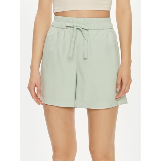 Vero Moda Szorty materiałowe Carmen 10278931 Zielony Loose Fit ze sklepu MODIVO w kategorii Szorty - zdjęcie 182718225