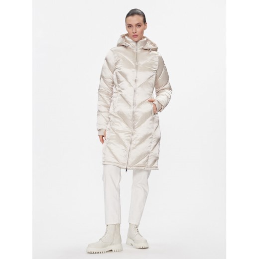 Calvin Klein Kurtka zimowa K20K207069 Écru Regular Fit ze sklepu MODIVO w kategorii Kurtki damskie - zdjęcie 182718309