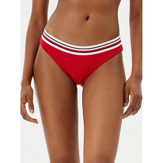 Tommy Hilfiger Dół od bikini UW0UW05830 Czerwony ze sklepu MODIVO w kategorii Stroje kąpielowe - zdjęcie 182718338