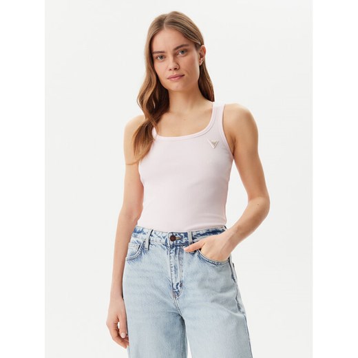 Guess Top V4YP06 K8RT2 Różowy Regular Fit ze sklepu MODIVO w kategorii Bluzki damskie - zdjęcie 182718357