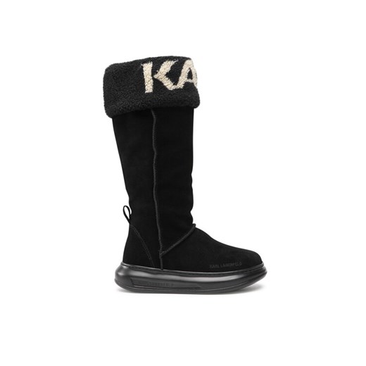 KARL LAGERFELD Kozaki KL44582 Czarny ze sklepu MODIVO w kategorii Kozaki damskie - zdjęcie 182718387