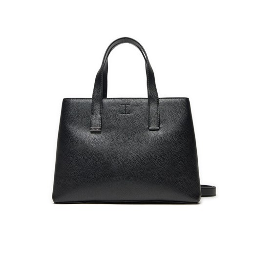 Calvin Klein Torebka Ck Plaque Small Tote K60K612781 Czarny ze sklepu MODIVO w kategorii Torebki damskie - zdjęcie 182718435