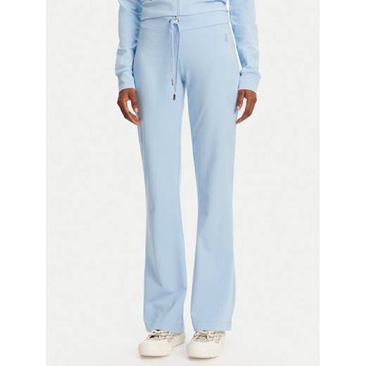 Juicy Couture Spodnie dresowe Apollo JCWBJ125311 Błękitny Flared Leg ze sklepu MODIVO w kategorii Spodnie damskie - zdjęcie 182718477