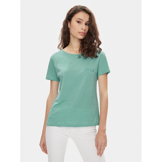 Liu Jo T-Shirt MA4395 J6308 Zielony Regular Fit ze sklepu MODIVO w kategorii Bluzki damskie - zdjęcie 182718557