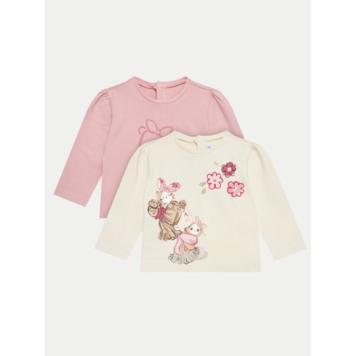 Mayoral Komplet 2 bluzek 2052 Kolorowy Regular Fit ze sklepu MODIVO w kategorii Bluzy i swetry - zdjęcie 182718566