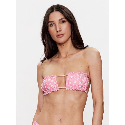 Guess Góra od bikini E3GJ22 MC04R Różowy ze sklepu MODIVO w kategorii Stroje kąpielowe - zdjęcie 182718668