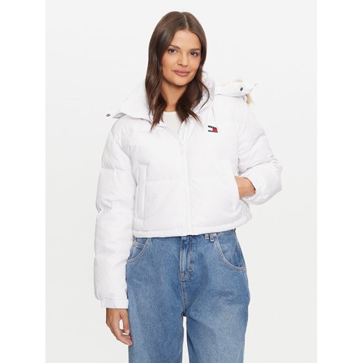 Tommy Jeans Kurtka puchowa Alaska DW0DW19687 Biały Regular Fit ze sklepu MODIVO w kategorii Kurtki damskie - zdjęcie 182718695