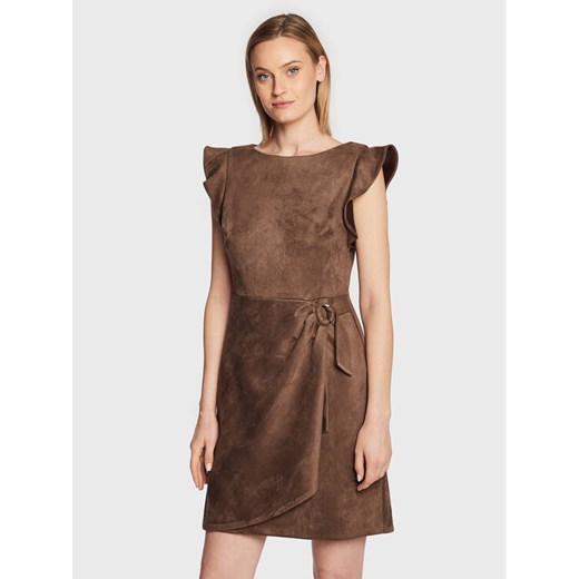 DKNY Sukienka codzienna DD2G1604 Brązowy Regular Fit ze sklepu MODIVO w kategorii Sukienki - zdjęcie 182718835