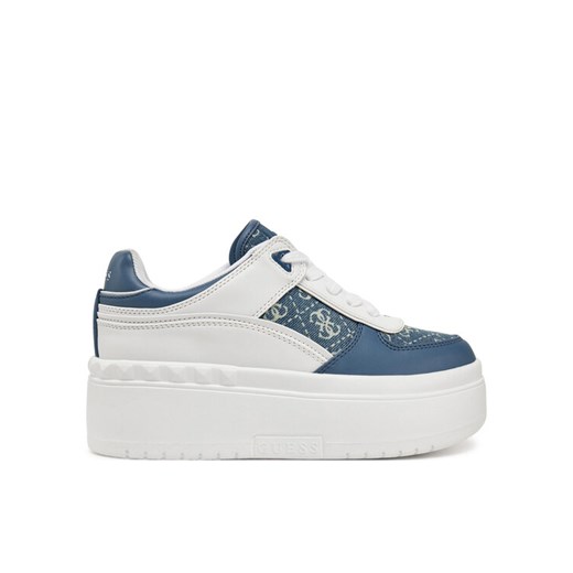Guess Sneakersy FLPR2D DEN12 Niebieski ze sklepu MODIVO w kategorii Buty sportowe damskie - zdjęcie 182718856