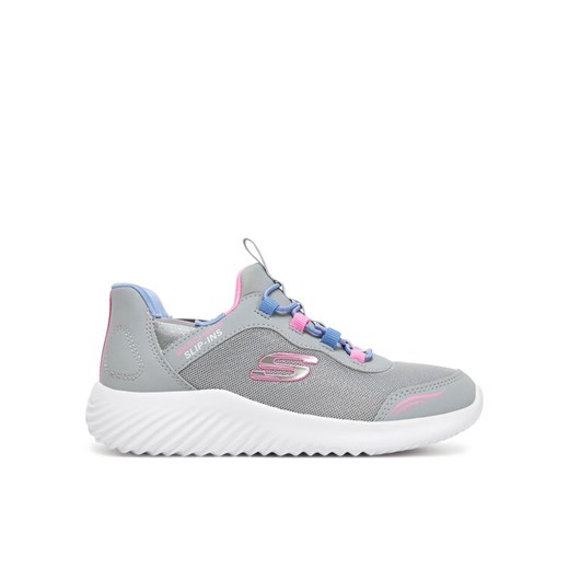 Skechers Sneakersy Bounder-Simple Cute 303585L/GRY Szary ze sklepu MODIVO w kategorii Buty sportowe dziecięce - zdjęcie 182718989