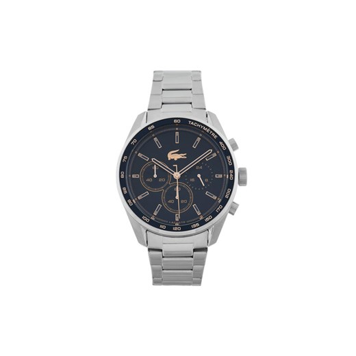 Lacoste Zegarek Boston 2011380 Srebrny ze sklepu MODIVO w kategorii Zegarki - zdjęcie 182719058