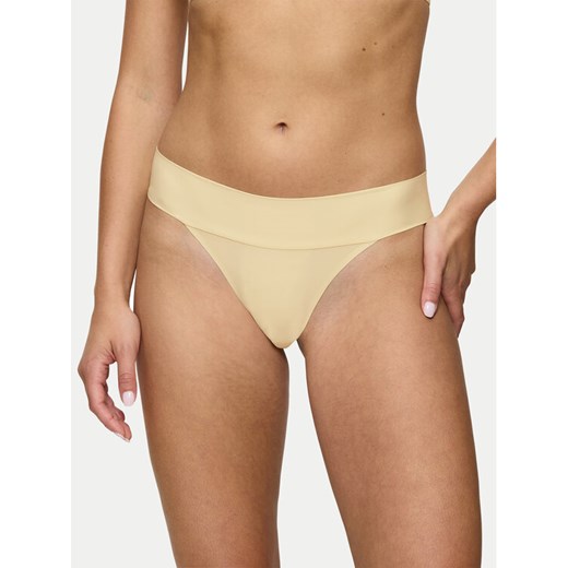 Triumph Stringi Make-Up Illusion 10218386 Żółty ze sklepu MODIVO w kategorii Majtki damskie - zdjęcie 182719177