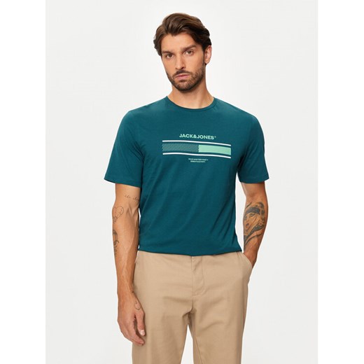 Jack&Jones T-Shirt South 12256784 Zielony Standard Fit ze sklepu MODIVO w kategorii T-shirty męskie - zdjęcie 182719187
