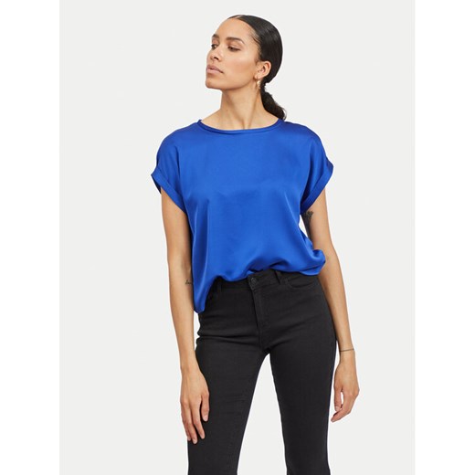 Vila T-Shirt Ellette 14059563 Niebieski Regular Fit ze sklepu MODIVO w kategorii Bluzki damskie - zdjęcie 182719255