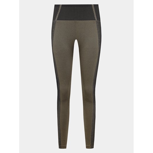 Athlecia Legginsy Powerfull W Seamless Tights EA233338 Brązowy Regular Fit ze sklepu MODIVO w kategorii Spodnie damskie - zdjęcie 182719447