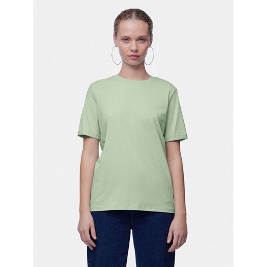 Pieces T-Shirt Ria 17086970 Zielony Regular Fit ze sklepu MODIVO w kategorii Bluzki damskie - zdjęcie 182719479
