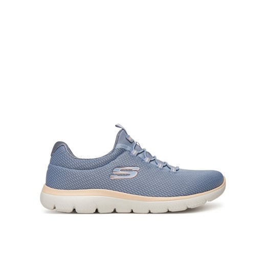 Skechers Sneakersy Summits-Summer Blush 150268/LBMT Niebieski ze sklepu MODIVO w kategorii Buty sportowe damskie - zdjęcie 182719555