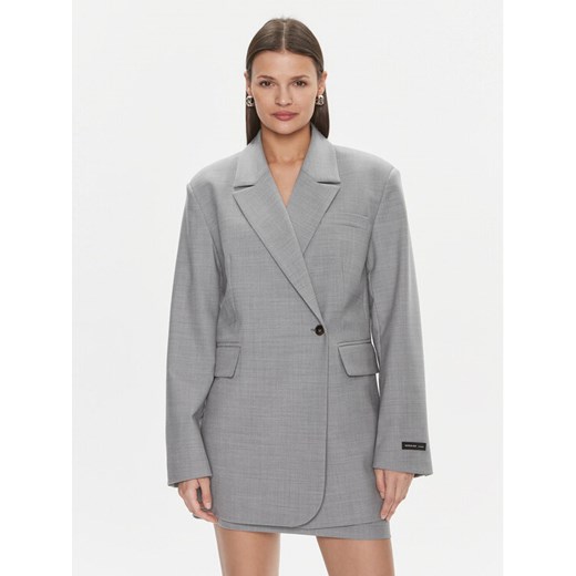 Herskind Marynarka Verner 5002879 Szary Oversize ze sklepu MODIVO w kategorii Marynarki damskie - zdjęcie 182719569