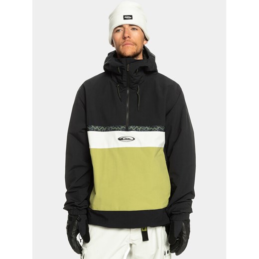 Quiksilver Kurtka anorak Steeze Jk Snjt EQYTJ03421 Czarny Regular Fit ze sklepu MODIVO w kategorii Kurtki męskie - zdjęcie 182719606