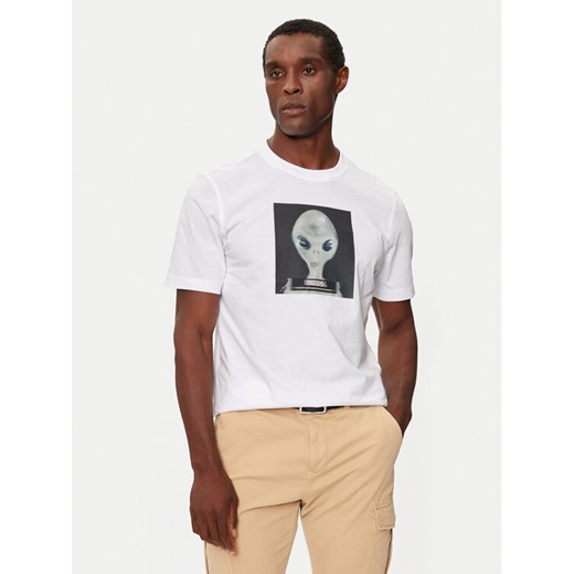 Boss T-Shirt 50528190 Biały Regular Fit ze sklepu MODIVO w kategorii T-shirty męskie - zdjęcie 182719607