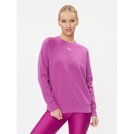 Under Armour Bluza Ua Rival Fleece Crew 1379508 Biały Loose Fit Under Armour L MODIVO