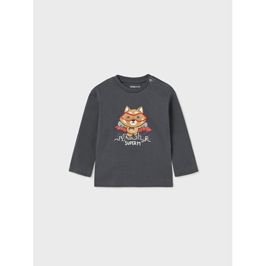 Mayoral Bluzka 2.025 Szary Regular Fit ze sklepu MODIVO w kategorii T-shirty chłopięce - zdjęcie 182719626