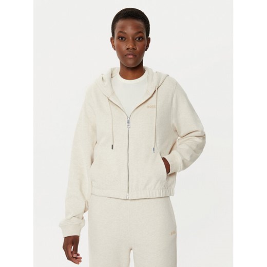 BOSS Bluza C_Emus 50531834 Beżowy Regular Fit ze sklepu MODIVO w kategorii Bluzy damskie - zdjęcie 182719635