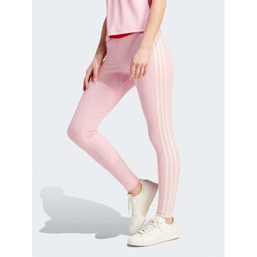 adidas Legginsy IK7848 Różowy ze sklepu MODIVO w kategorii Spodnie damskie - zdjęcie 182719716