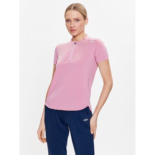 CMP Koszulka rowerowa 33N6406 Różowy Regular Fit ze sklepu MODIVO w kategorii Bluzki damskie - zdjęcie 182719718