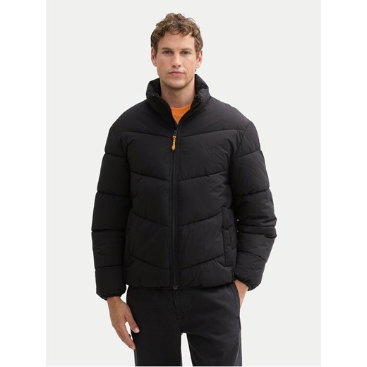 Tom Tailor Denim Kurtka zimowa 1041776 Czarny Relaxed Fit ze sklepu MODIVO w kategorii Kurtki męskie - zdjęcie 182719749