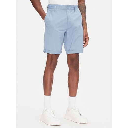 Tommy Jeans Szorty materiałowe Scanton DM0DM21950 Niebieski Slim Fit ze sklepu MODIVO w kategorii Spodenki męskie - zdjęcie 182719796