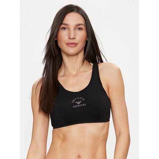 Emporio Armani Underwear Biustonosz top 164403 4R223 00020 Czarny ze sklepu MODIVO w kategorii Biustonosze - zdjęcie 182719819