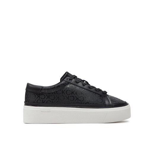 Calvin Klein Sneakersy Flatform Cup Lace Up Epi Mono HW0HW01911 Czarny Calvin Klein 39 MODIVO
