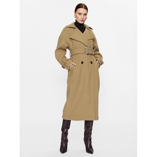 MICHAEL Michael Kors Płaszcz przejściowy 77C6316M12 Beżowy Regular Fit ze sklepu MODIVO w kategorii Płaszcze damskie - zdjęcie 182719887