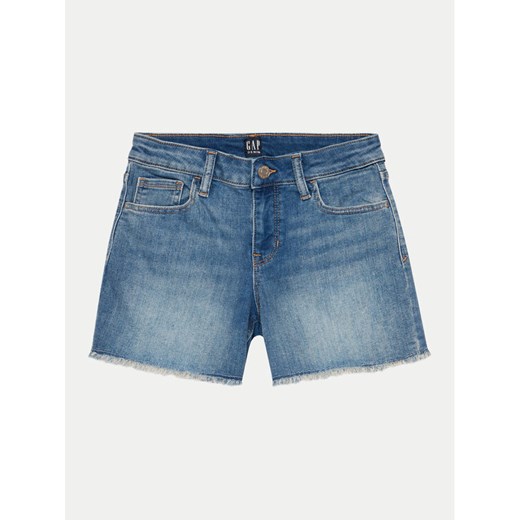 Gap Szorty jeansowe 603115-01 Niebieski Regular Fit ze sklepu MODIVO w kategorii Spodenki dziewczęce - zdjęcie 182719966