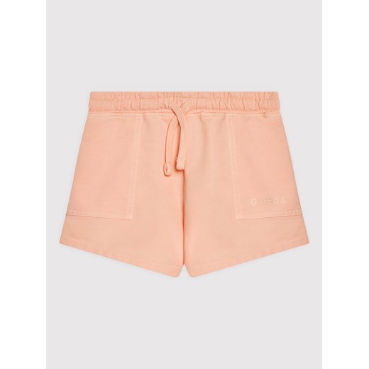 Guess Szorty sportowe J2GD01 KB4O0 Pomarańczowy Regular Fit ze sklepu MODIVO w kategorii Spodenki dziewczęce - zdjęcie 182720008