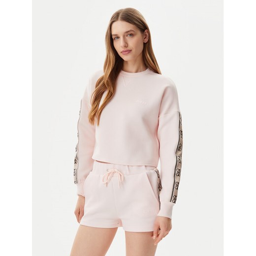 Guess Bluza V3BQ16 KB3P2 Różowy Regular Fit ze sklepu MODIVO w kategorii Bluzy damskie - zdjęcie 182720018