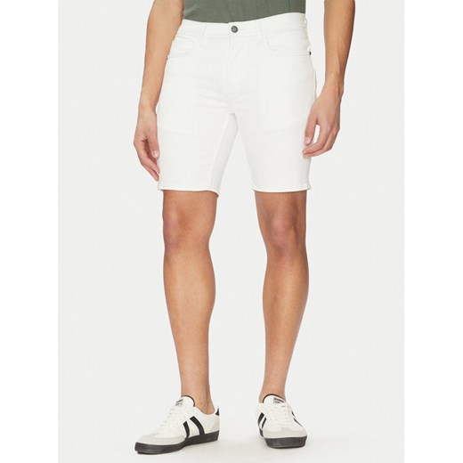 Blend Szorty jeansowe 20718125 Biały Regular Fit ze sklepu MODIVO w kategorii Spodenki męskie - zdjęcie 182720019