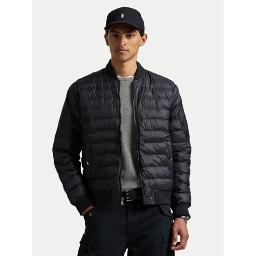 Polo Ralph Lauren Kurtka bomber 710949961002 Czarny Regular Fit ze sklepu MODIVO w kategorii Kurtki męskie - zdjęcie 182720046