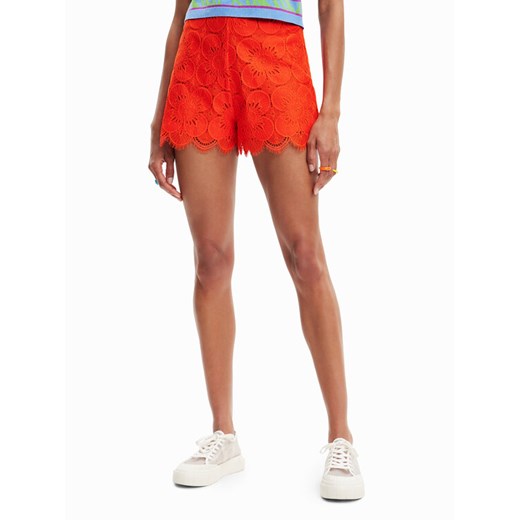 Desigual Szorty materiałowe Preston 23SWPW04 Pomarańczowy Regular Fit ze sklepu MODIVO w kategorii Szorty - zdjęcie 182720049
