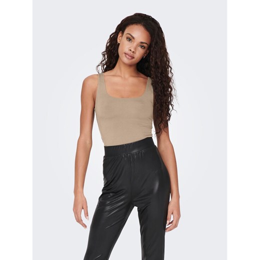 ONLY Top Lea 15278090 Biały Regular Fit ze sklepu MODIVO w kategorii Bluzki damskie - zdjęcie 182720115