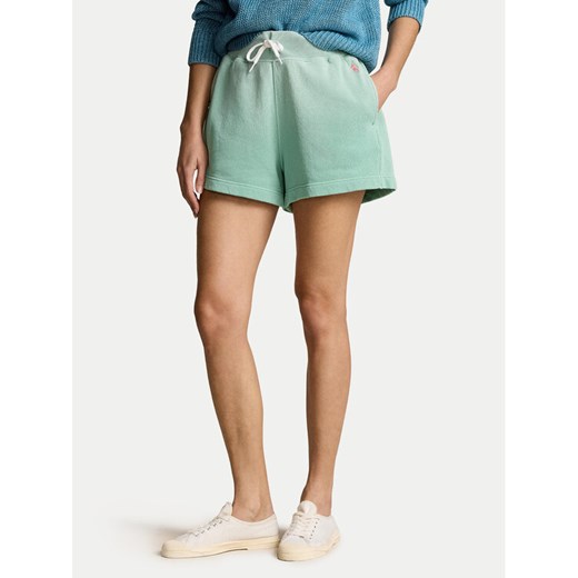 Polo Ralph Lauren Szorty sportowe 211935586002 Zielony Relaxed Fit ze sklepu MODIVO w kategorii Szorty - zdjęcie 182720245