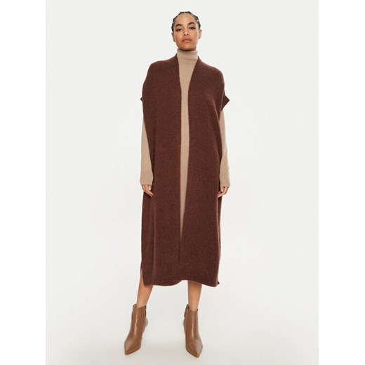 Dixie Kardigan M277K007A Brązowy Relaxed Fit ze sklepu MODIVO w kategorii Swetry damskie - zdjęcie 182720266