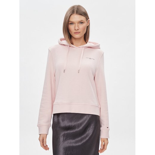Tommy Hilfiger Bluza 1985 WW0WW40274 Różowy Relaxed Fit ze sklepu MODIVO w kategorii Bluzy damskie - zdjęcie 182720269