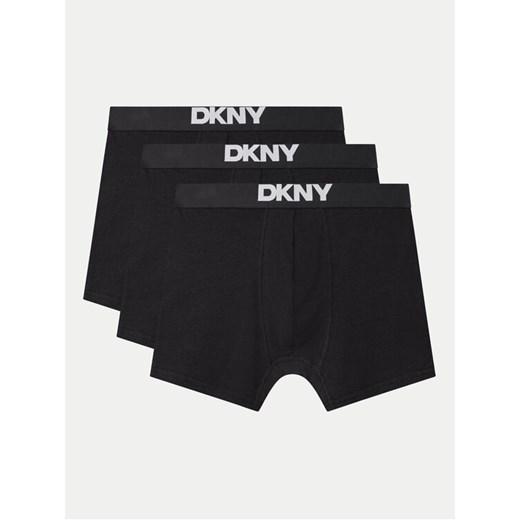 DKNY Komplet 3 par bokserek NEW YORK Czarny ze sklepu MODIVO w kategorii Majtki męskie - zdjęcie 182720307