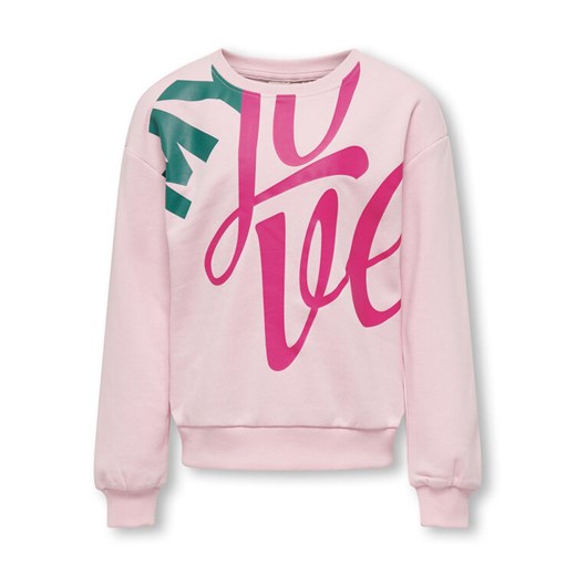Kids ONLY Bluza 15307827 Różowy Regular Fit ze sklepu MODIVO w kategorii Bluzy dziewczęce - zdjęcie 182720349